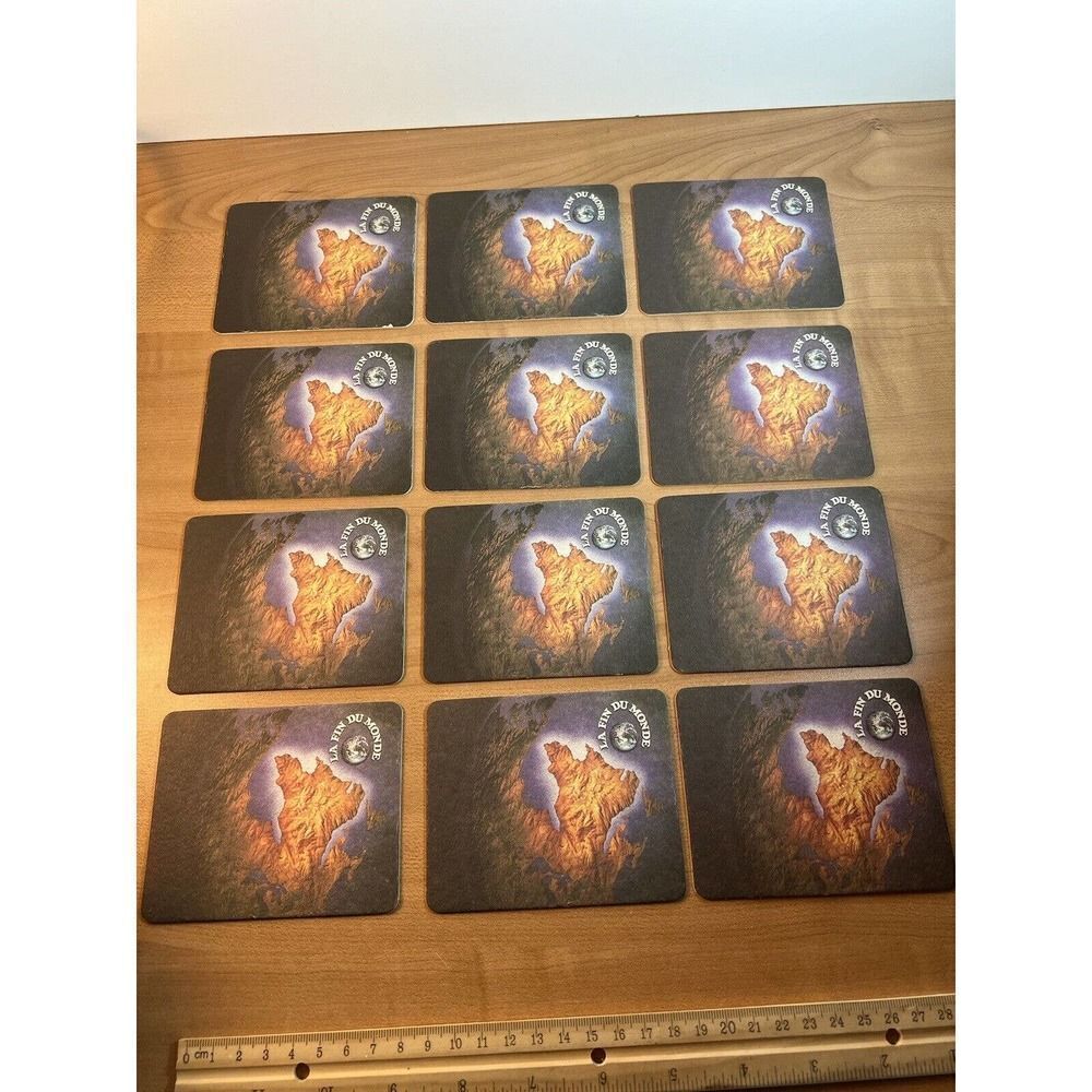12 La Fin Du Monde Quebec Canada excellent VTG beer Coasters